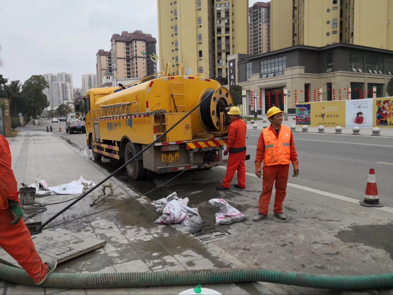 奉节排污管道清淤-管道清洗